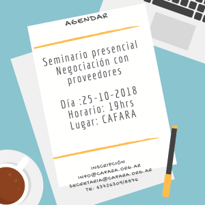 Curso negociación con proveedores Miércoles 25-10-2018.