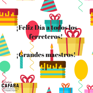 3 de Setiembre. Día del Ferretero.