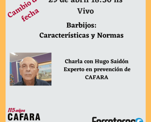 Cambio de fecha charla sobre barbijos