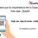 ExpoFerretera. Vení con una App de código QR