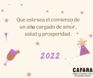 CAFARA les desea Feliz año 2022