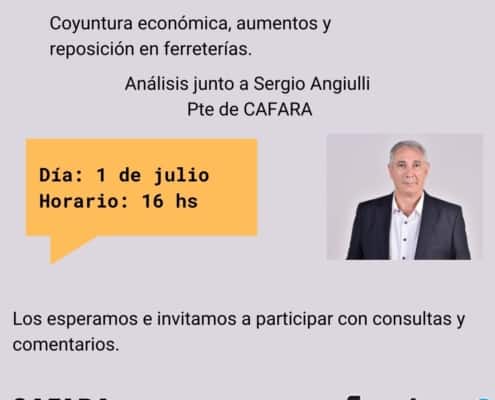 vivo en Instagram sobre el sector de ferreterías